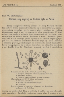 Las Polski : organ Związku Leśników Polskich. R. 3, 1923, nr 12