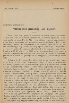 Las Polski : organ Związku Zawodowego Leśników w Rzeczypospolitej Polskiej. R. 4, 1924, nr 3