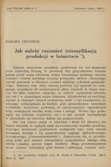 Las Polski : organ Związku Zawodowego Leśników w Rzeczypospolitej Polskiej. R. 4, 1924, nr 6