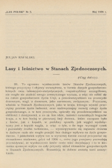 Las Polski : organ Związku Zawodowego Leśników w Rzeczypospolitej Polskiej. R. 6, 1926, nr 5