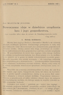 Las Polski : organ Związku Zawodowego Leśników w Rzeczypospolitej Polskiej. R. 8, 1928, nr 3