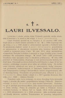 Las Polski : organ Związku Zawodowego Leśników w Rzeczypospolitej Polskiej. R. 8, 1928, nr 7