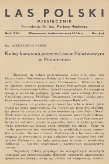 Las Polski. R. 16, 1936, nr 4