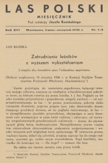 Las Polski. R. 16, 1936, nr 7