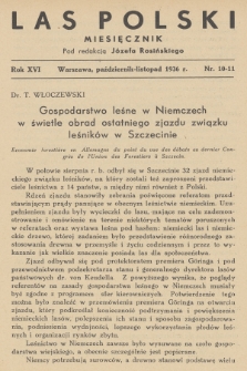 Las Polski. R. 16, 1936, nr 10/11