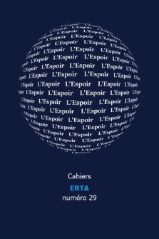 Cahiers ERTA. 2022 no. 29