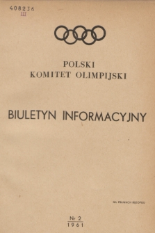 Biuletyn Informacyjny. 1961, nr 2