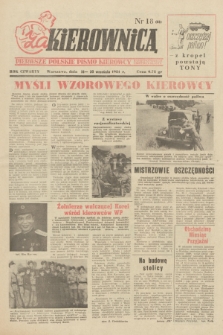 Za Kierownicą : pierwsze polskie pismo kierowcy samochodowego i motocyklisty. R. 4, 1951, nr 18