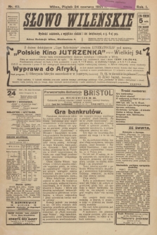 Słowo Wileńskie. R. 1, 1921, nr 42