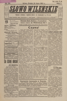 Słowo Wileńskie. R. 1, 1921, nr 59