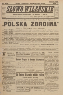 Słowo Wileńskie. R. 1, 1921, nr 128