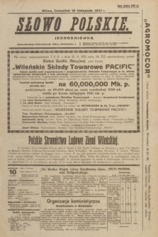 Słowo Wileńskie. R. 1, 1921, Słowo Polskie