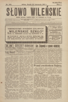 Słowo Wileńskie. R. 1, 1921, nr 150