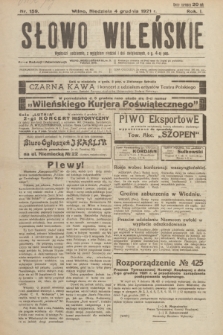 Słowo Wileńskie. R. 1, 1921, nr 159