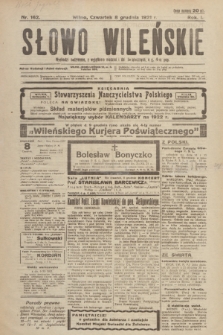 Słowo Wileńskie. R. 1, 1921, nr 162