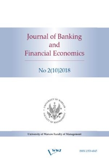 Journal of Banking and Financial Economics. 2018 no. 1