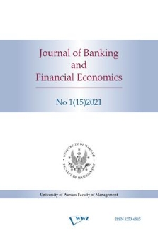 Journal of Banking and Financial Economics. 2021 no. 1