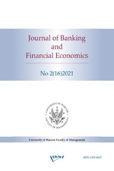 Journal of Banking and Financial Economics. 2021 no. 2