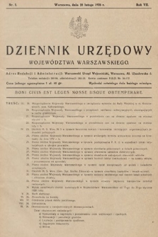 Dziennik Urzędowy Województwa Warszawskiego. 1926, nr 2