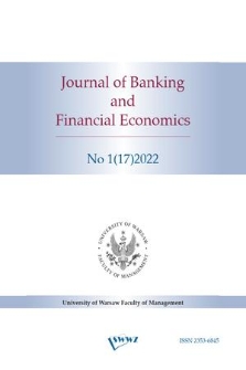 Journal of Banking and Financial Economics. 2022 no. 1