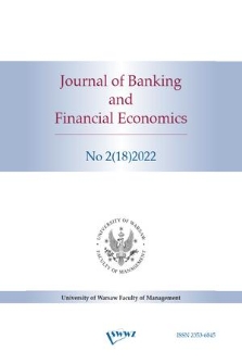 Journal of Banking and Financial Economics. 2022 no. 2
