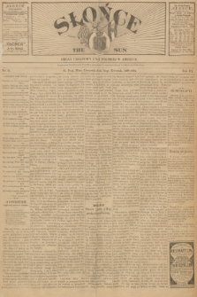 Słońce : organ urzędowy Unji Polskiej w Ameryce. R. 3, 1898, no. 15