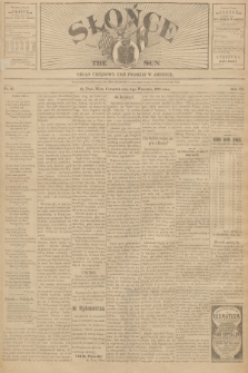 Słońce : organ urzędowy Unji Polskiej w Ameryce. R. 3, 1898, no. 36