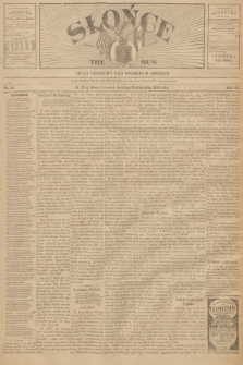 Słońce : organ urzędowy Unji Polskiej w Ameryce. R. 3, 1898, no. 40
