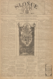 Słońce : organ urzędowy Unji Polskiej w Ameryce. R. 3, 1898, no. 51