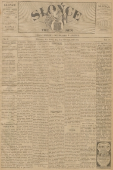 Słońce : organ urzędowy Unji Polskiej w Ameryce. R. 4, 1899, no. 44