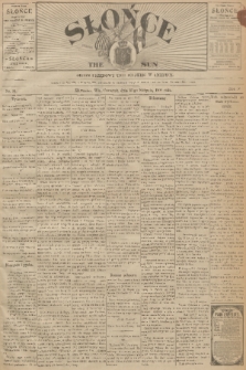 Słońce : organ urzędowy Unji Polskiej w Ameryce. R. 5, 1900, no. 34