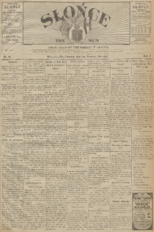 Słońce : organ urzędowy Unji Polskiej w Ameryce. R. 5, 1900, no. 36