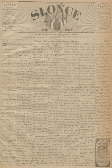 Słońce : organ urzędowy Unji Polskiej w Ameryce. R. 5, 1900, no. 45