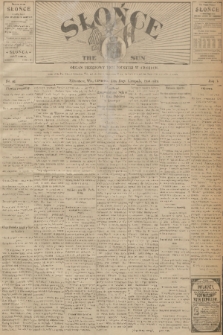 Słońce : organ urzędowy Unji Polskiej w Ameryce. R. 5, 1900, no. 46