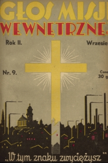 Głos Misji Wewnętrznej. R. 2, [1933], nr 9