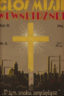 Głos Misji Wewnętrznej. R. 3, 1934, nr 5