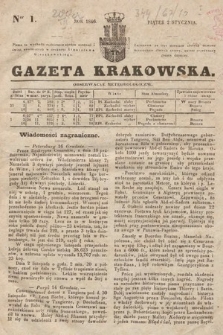Gazeta Krakowska. 1846, nr 1