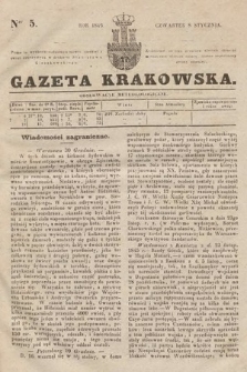Gazeta Krakowska. 1846, nr 5