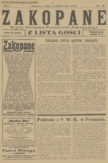 Zakopane : organ Związku Przyjaciół Zakopanego z listą gośc. R. 1 [i.e. 8], 1929, nr 28