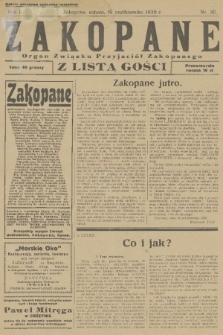 Zakopane : organ Związku Przyjaciół Zakopanego z listą gośc. R. 1 [i.e. 8], 1929, nr 30