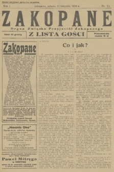 Zakopane : organ Związku Przyjaciół Zakopanego z listą gośc. R. 1 [i.e. 8], 1929, nr 32
