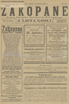 Zakopane : organ Związku Przyjaciół Zakopanego z listą gośc. R. 1 [i.e. 8], 1929, nr 38