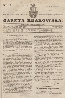 Gazeta Krakowska. 1846, nr 15