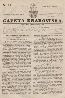 Gazeta Krakowska. 1846, nr 19