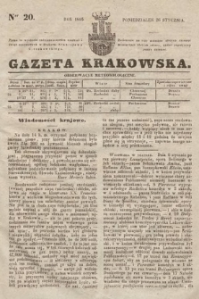 Gazeta Krakowska. 1846, nr 20