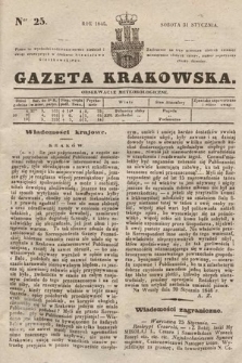 Gazeta Krakowska. 1846, nr 25
