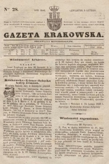 Gazeta Krakowska. 1846, nr 28