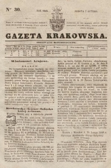 Gazeta Krakowska. 1846, nr 30