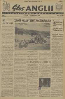 Głos Anglii : tygodniowy przegląd spraw brytyjskich. R. 2, 1947, nr 41