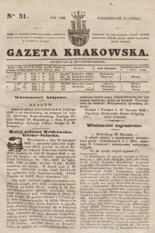 Gazeta Krakowska. 1846, nr 31